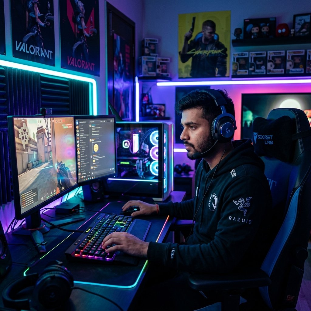 RGB gaming setup